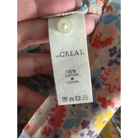 The Great Bonnet Spring Bloom Dress Size 0 Boho Long Sleeve - Picture 9 of 11